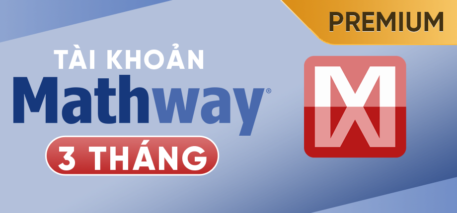 Mathway Premium 3 tháng - Tài khoản